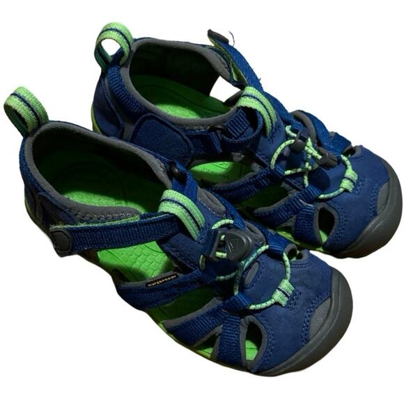 Keen Other - KEEN Kids Blue/green Waterproof Sandals Water Sport Shoes Sz 13